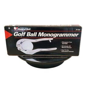 Vintage 1990s World of Golf Ball Monogrammer Kit JR-269 Complete Set